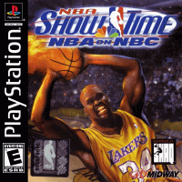 NBA ShowTime NBA on NBC PAL Playstation  box art